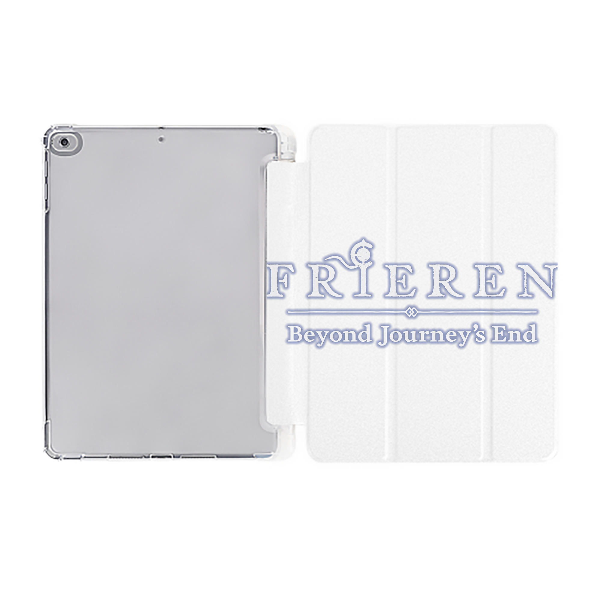 （画像用） 葬送のフリーレン Frieren IPad ケース ペン収納付き 三つ折りスタンド PUレザー×シリコン 対応機種9.5/10.5/10.9インチ